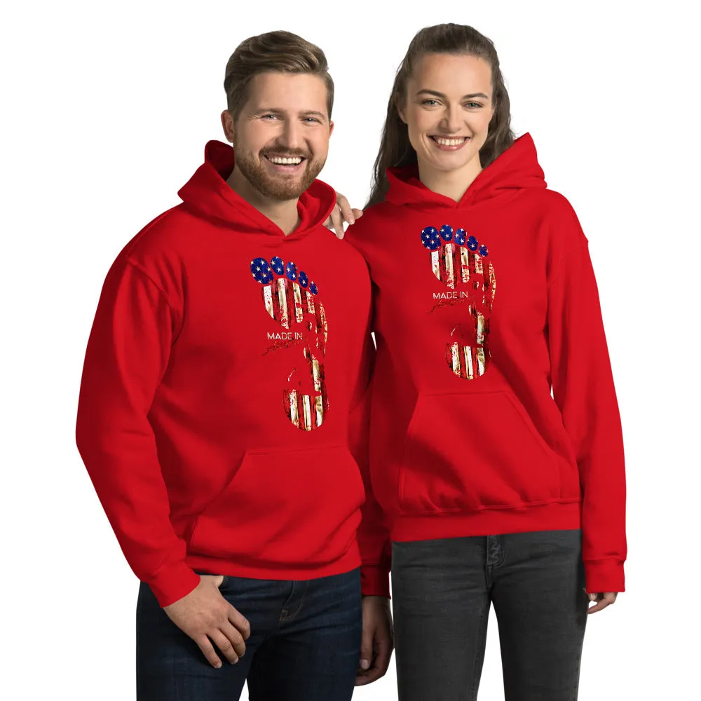 Made In America Big Foot Unisex Hoodie