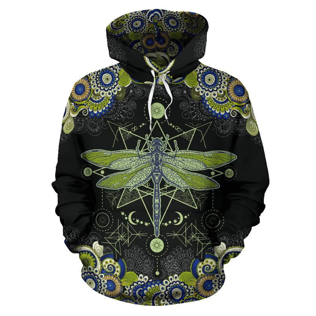 Mandala Dragonfly Unisex Hoodie