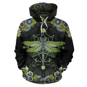 Mandala Dragonfly Unisex Hoodie
