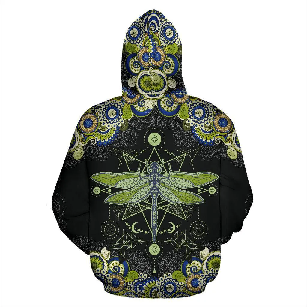 Mandala Dragonfly Unisex Hoodie