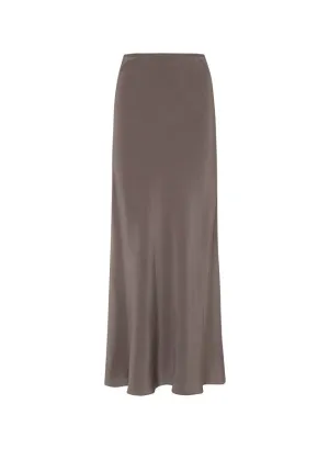 Matteau Bias Elastic Skirt in Slate