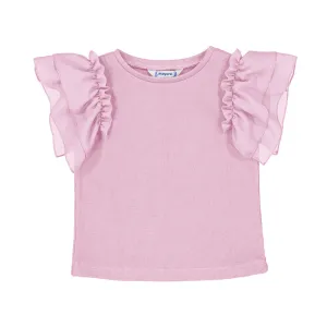 Mayoral Short SLeeve Shirt - Mauve