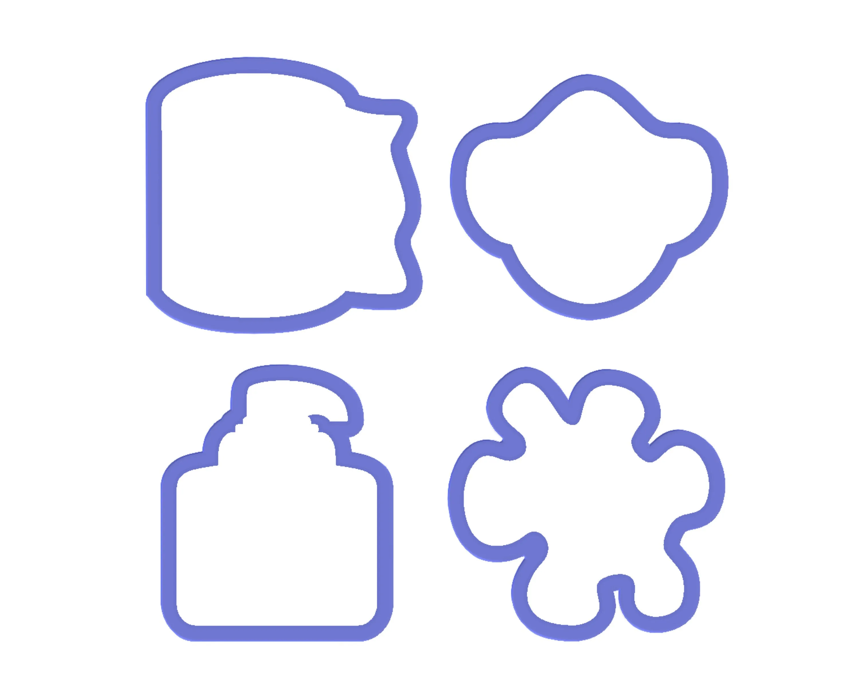 Medical Face Mask Cookie Cutter
