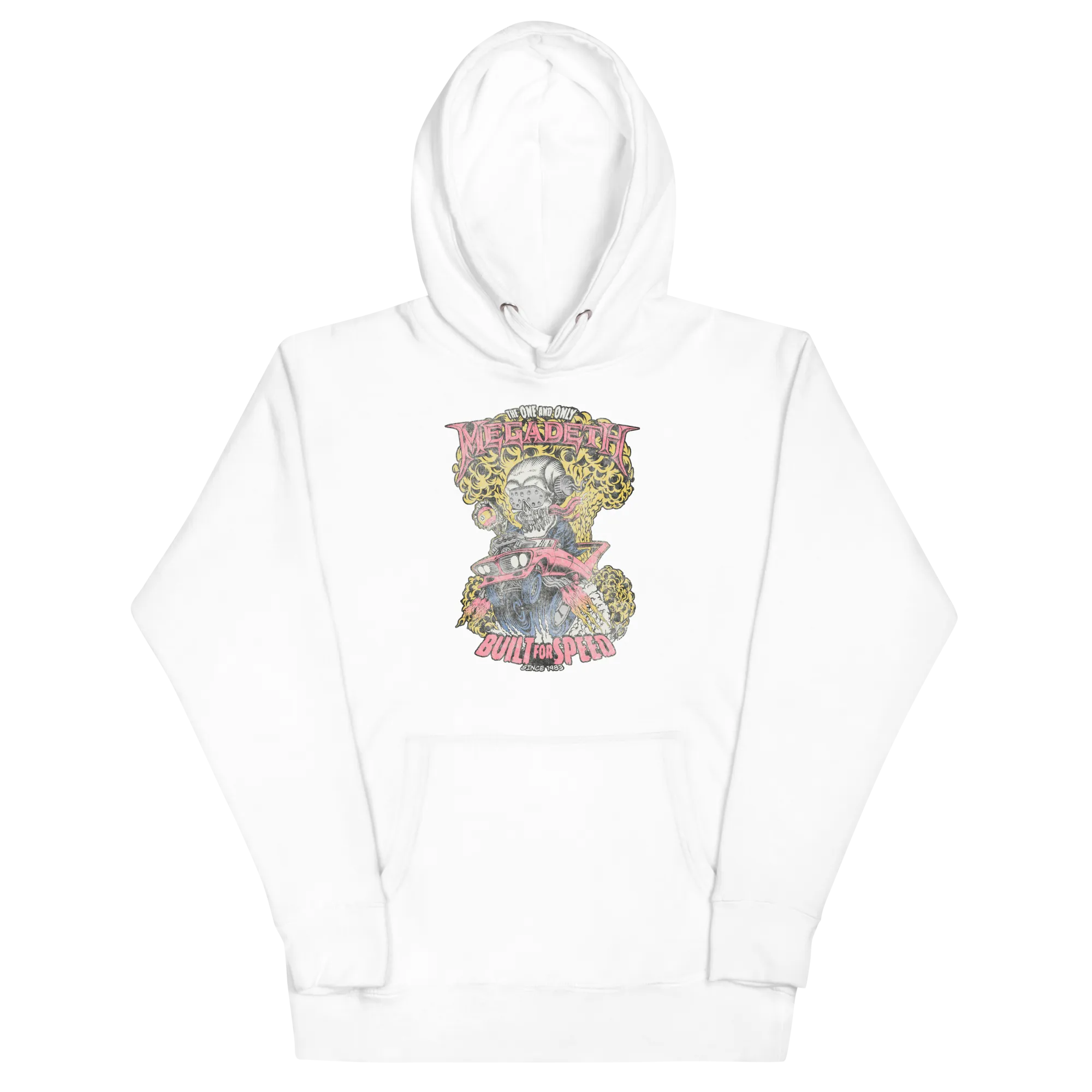 MegaDeth - Vintage Built for Speed Jumbo Print Hoodie