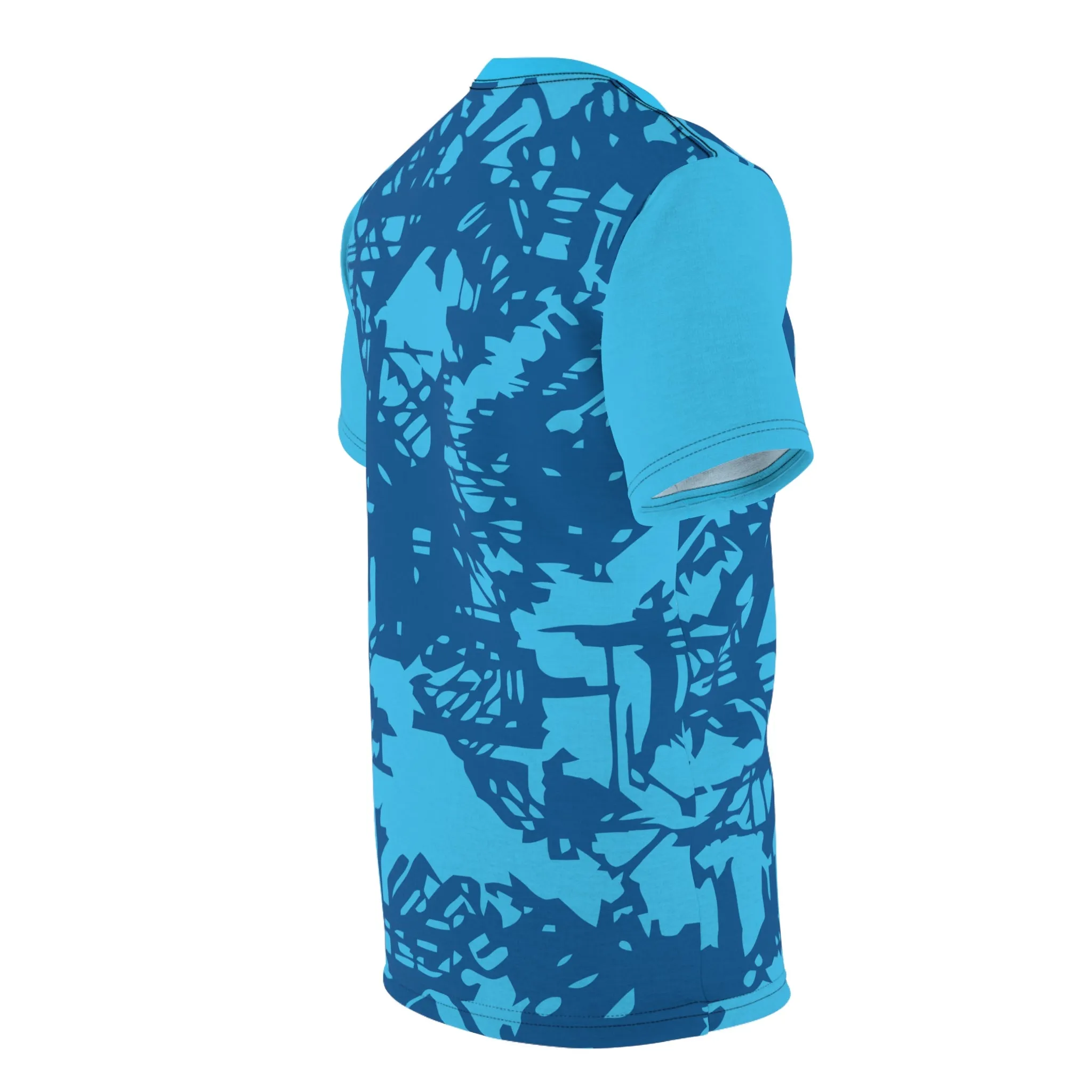 Men's Blue Matching T-Shirt