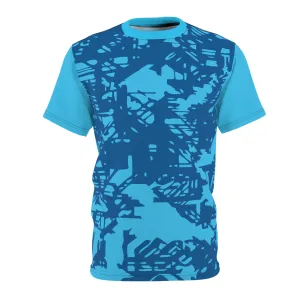 Men's Blue Matching T-Shirt