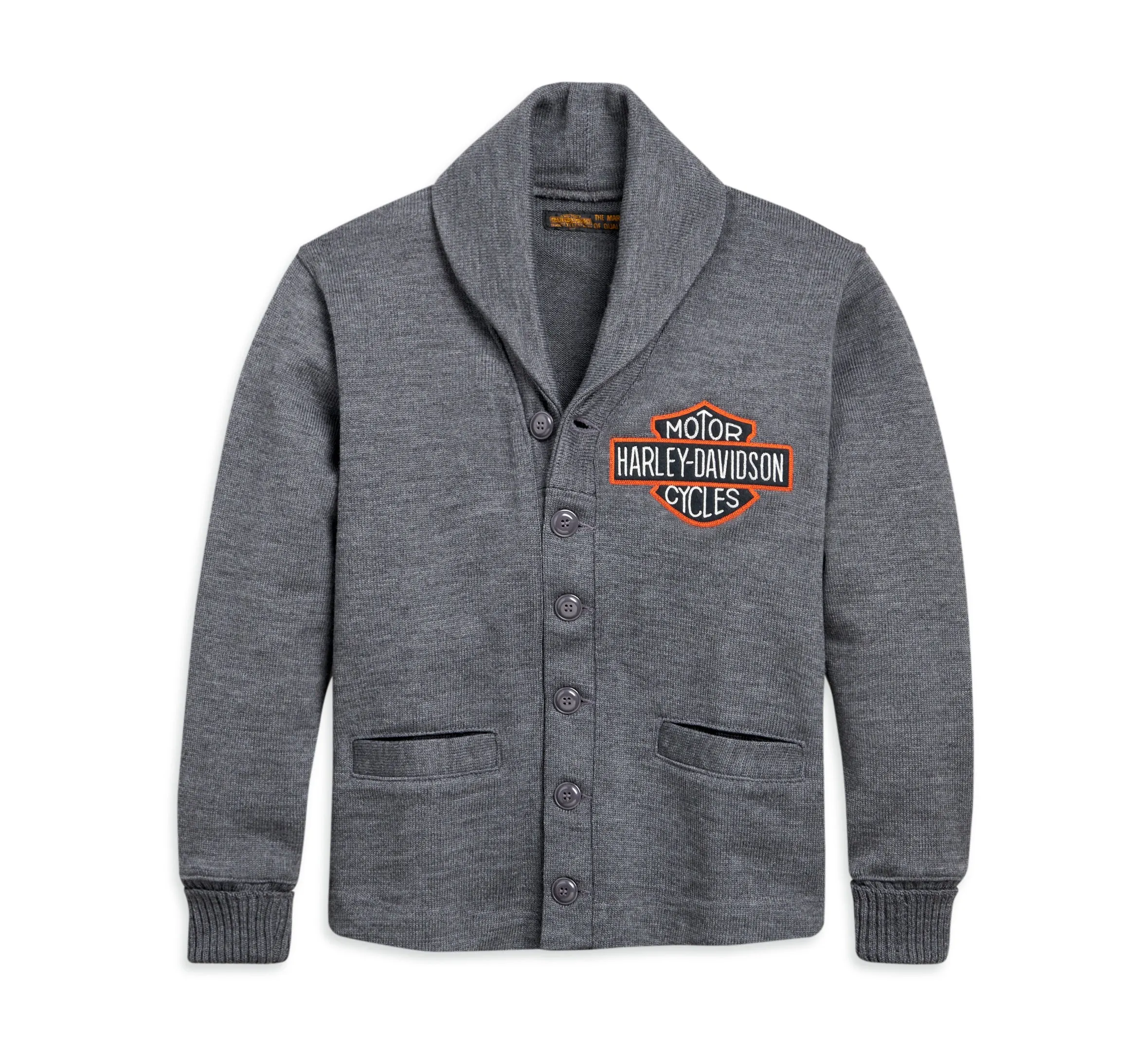 Men's Cardigan Sweater - Gray