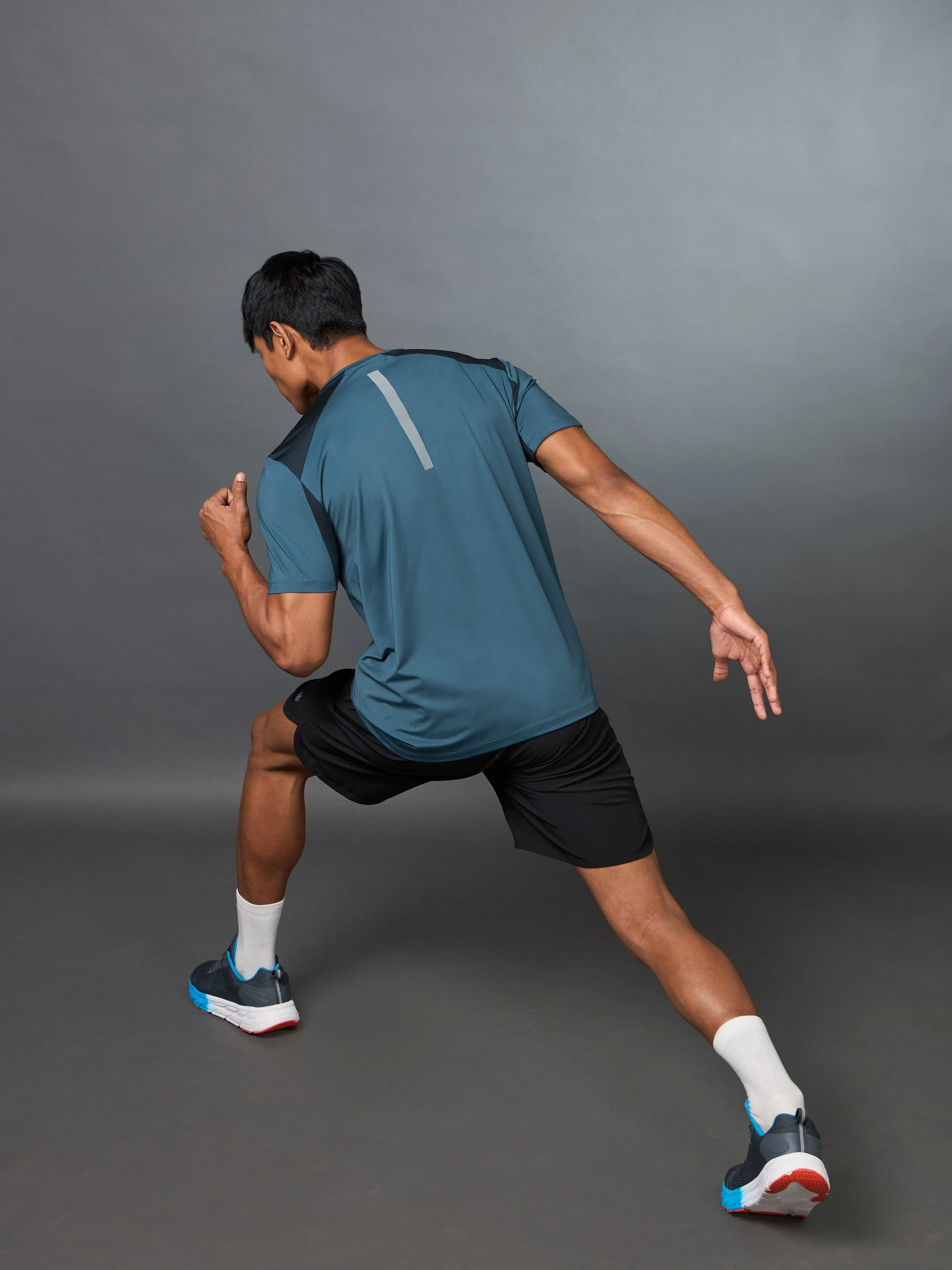 Men's Night Jogger Blue T-shirt