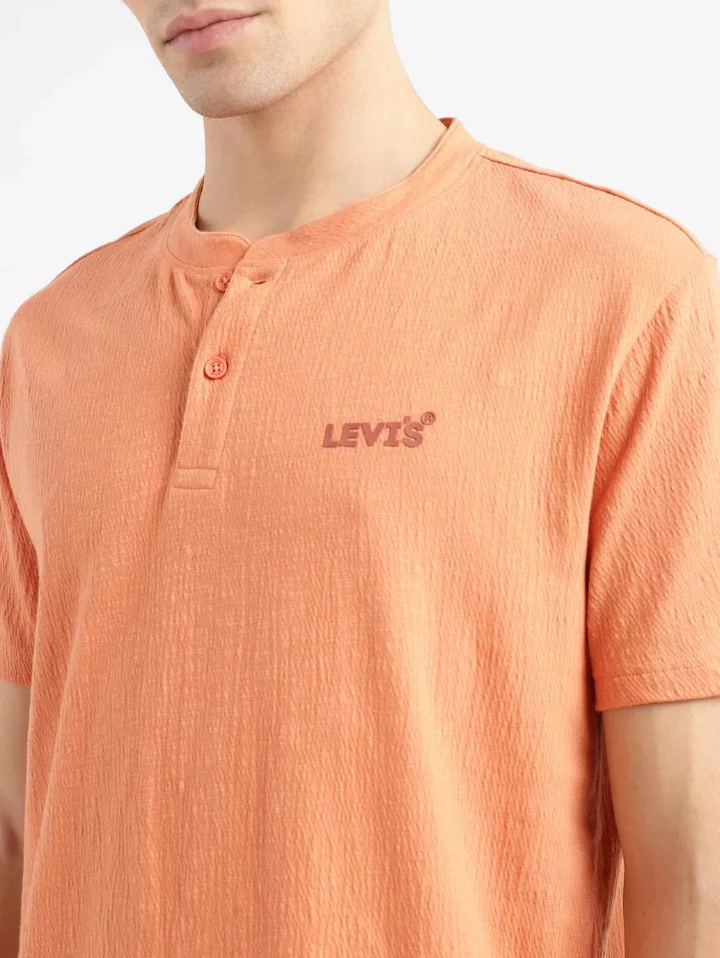 Men's Textured Slim Fit T-shirt