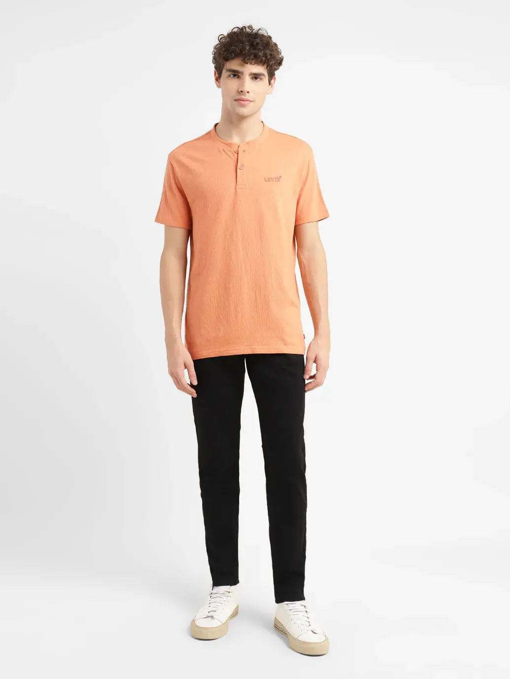 Men's Textured Slim Fit T-shirt