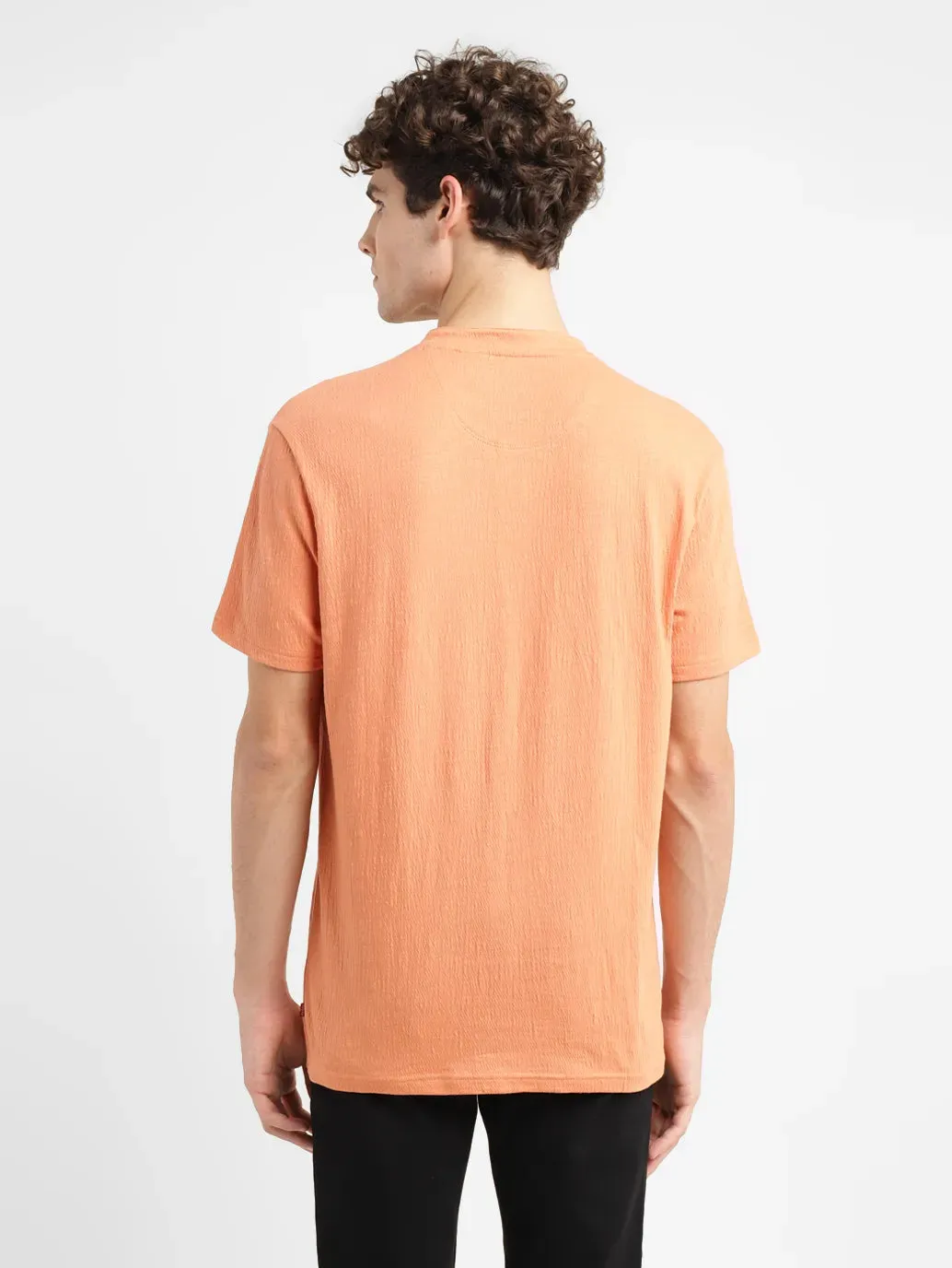 Men's Textured Slim Fit T-shirt