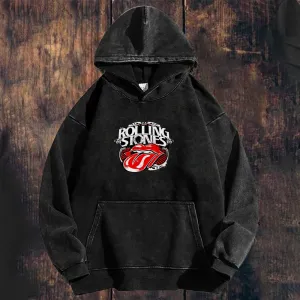 Mens The Rolling Stones Rock Band Hoodies