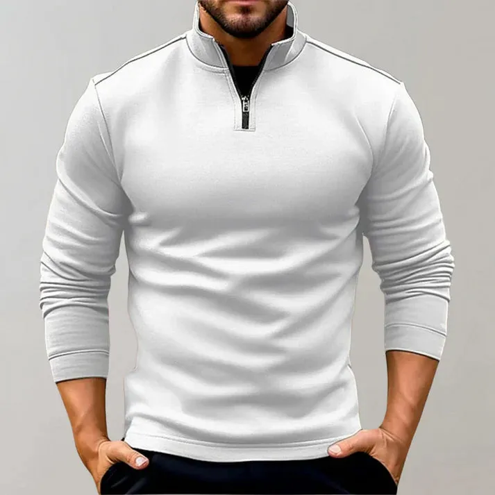 Men's turtleneck with zipper - alvin