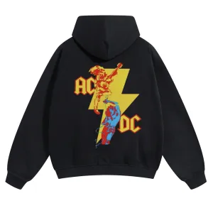 Mens Vintage ACDC Rock Band Hoodies