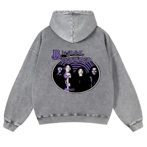 Mens Vintage Black Sabbath Rock Band Hoodies