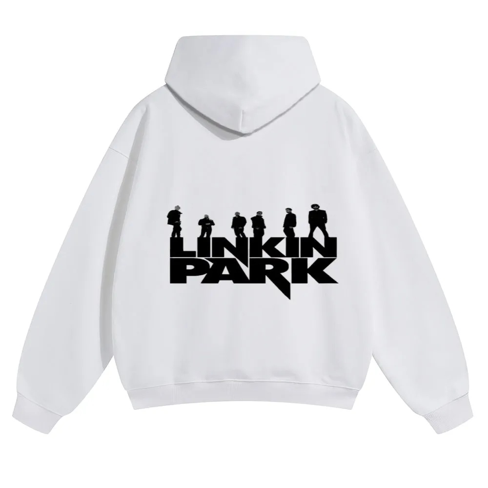 Mens Vintage  Linkin Park Rock Band Hoodies