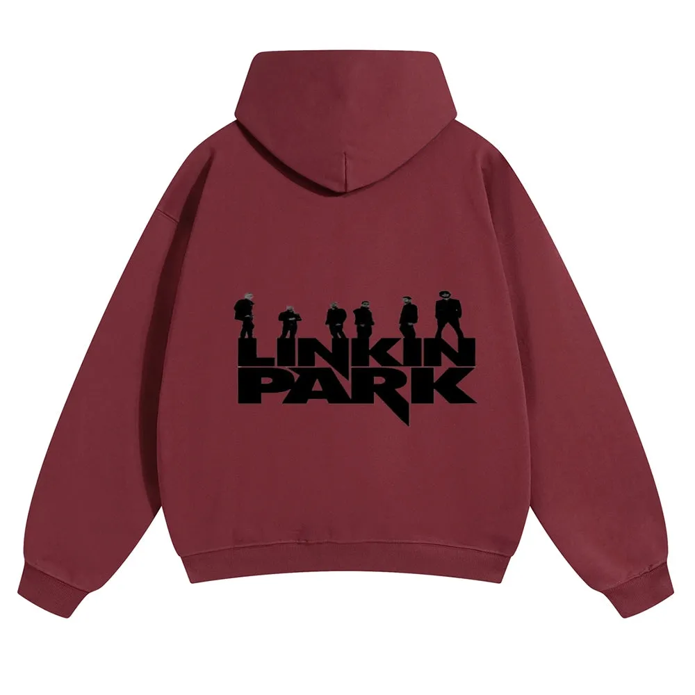 Mens Vintage  Linkin Park Rock Band Hoodies