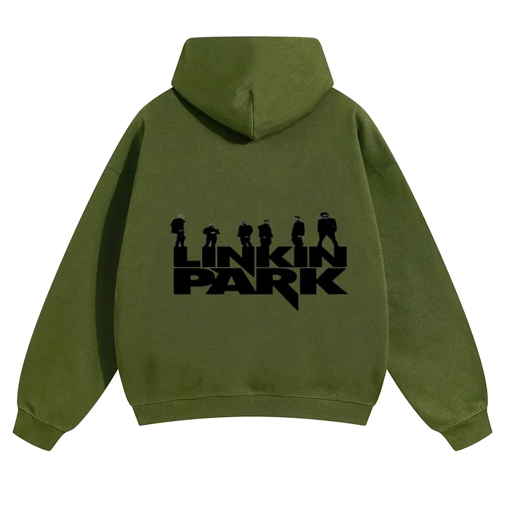Mens Vintage  Linkin Park Rock Band Hoodies