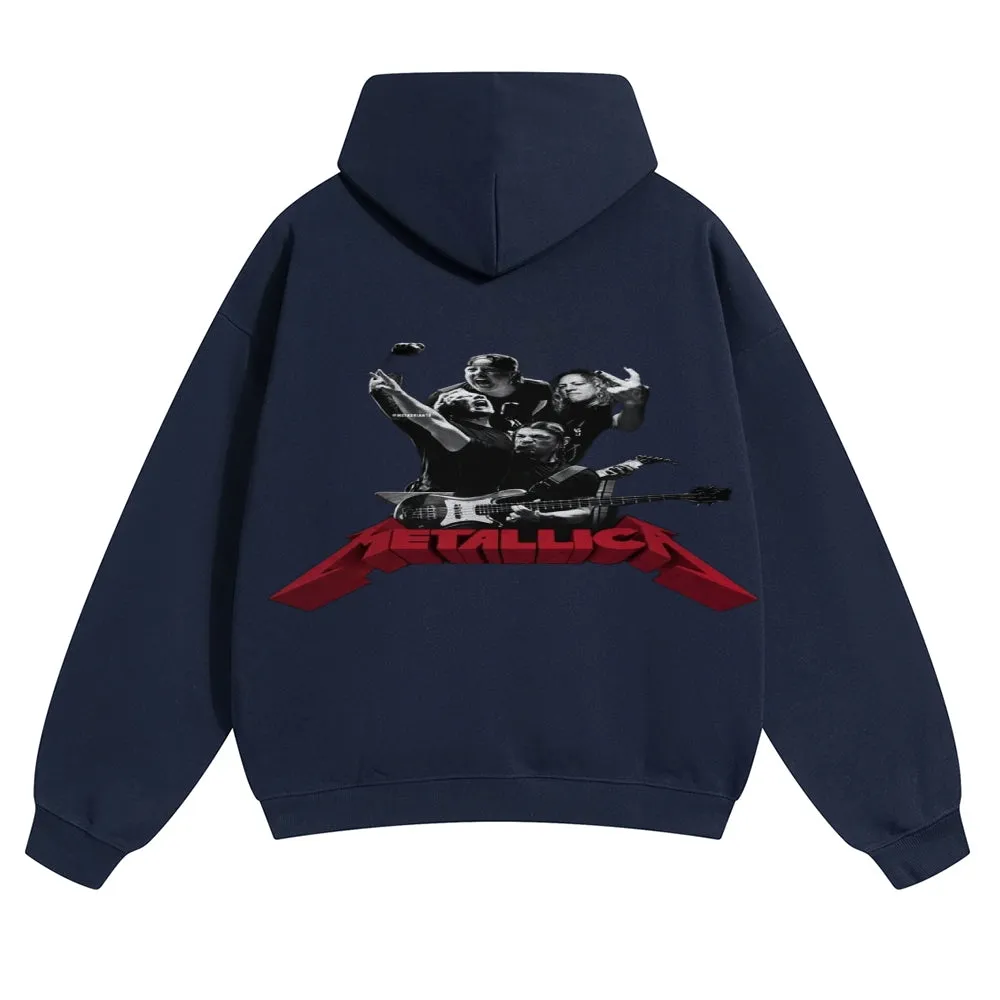 Mens Vintage Metallica Rock Hoodies