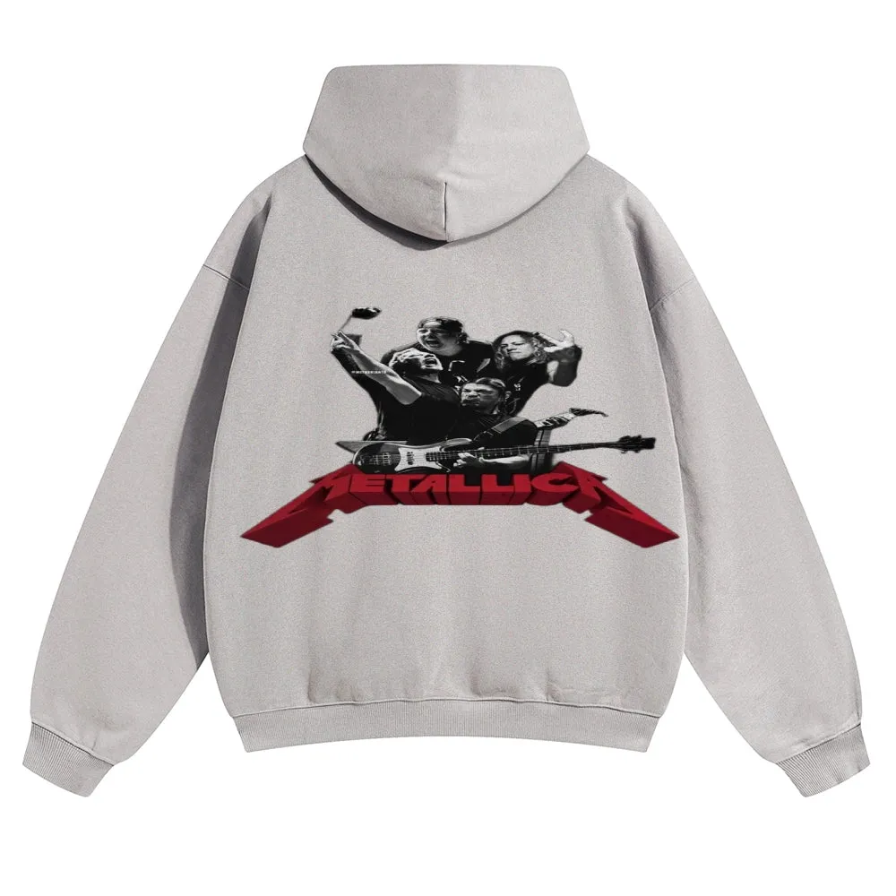 Mens Vintage Metallica Rock Hoodies
