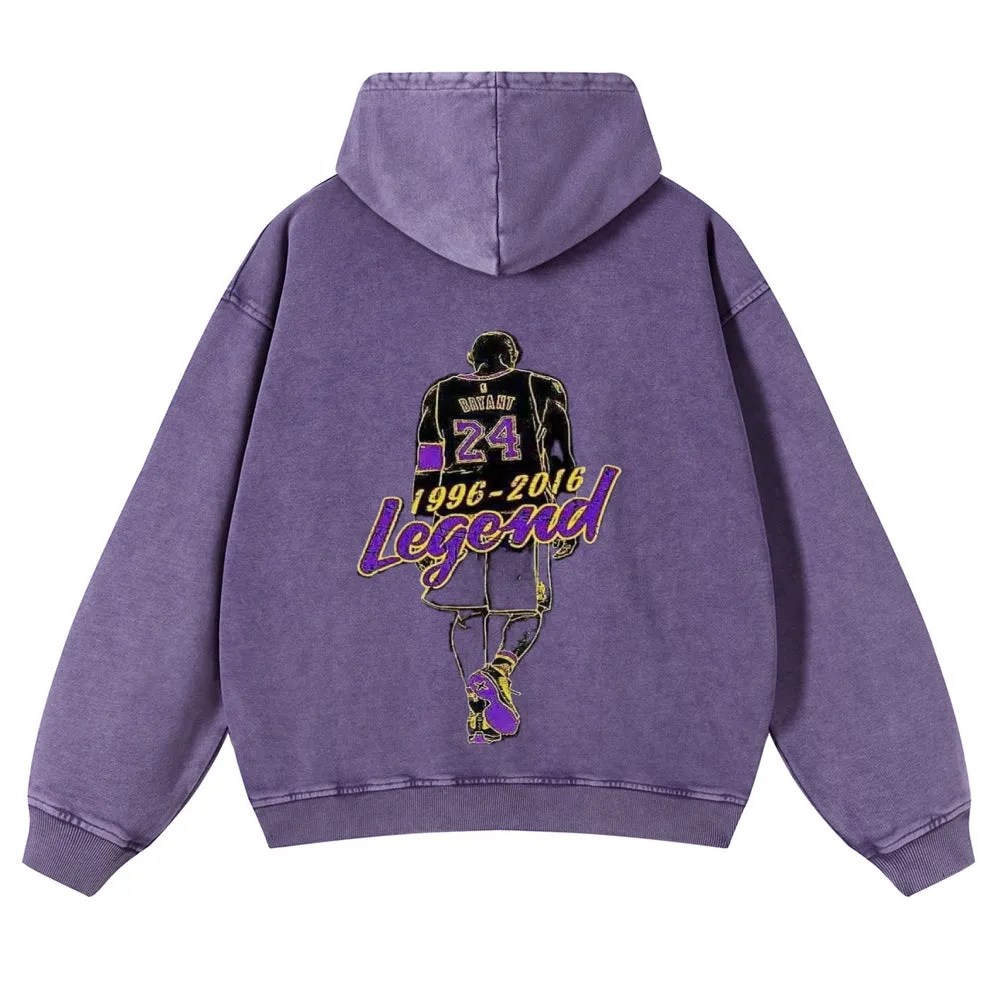 Mens Vintage No. 24 Kobe Hoodies