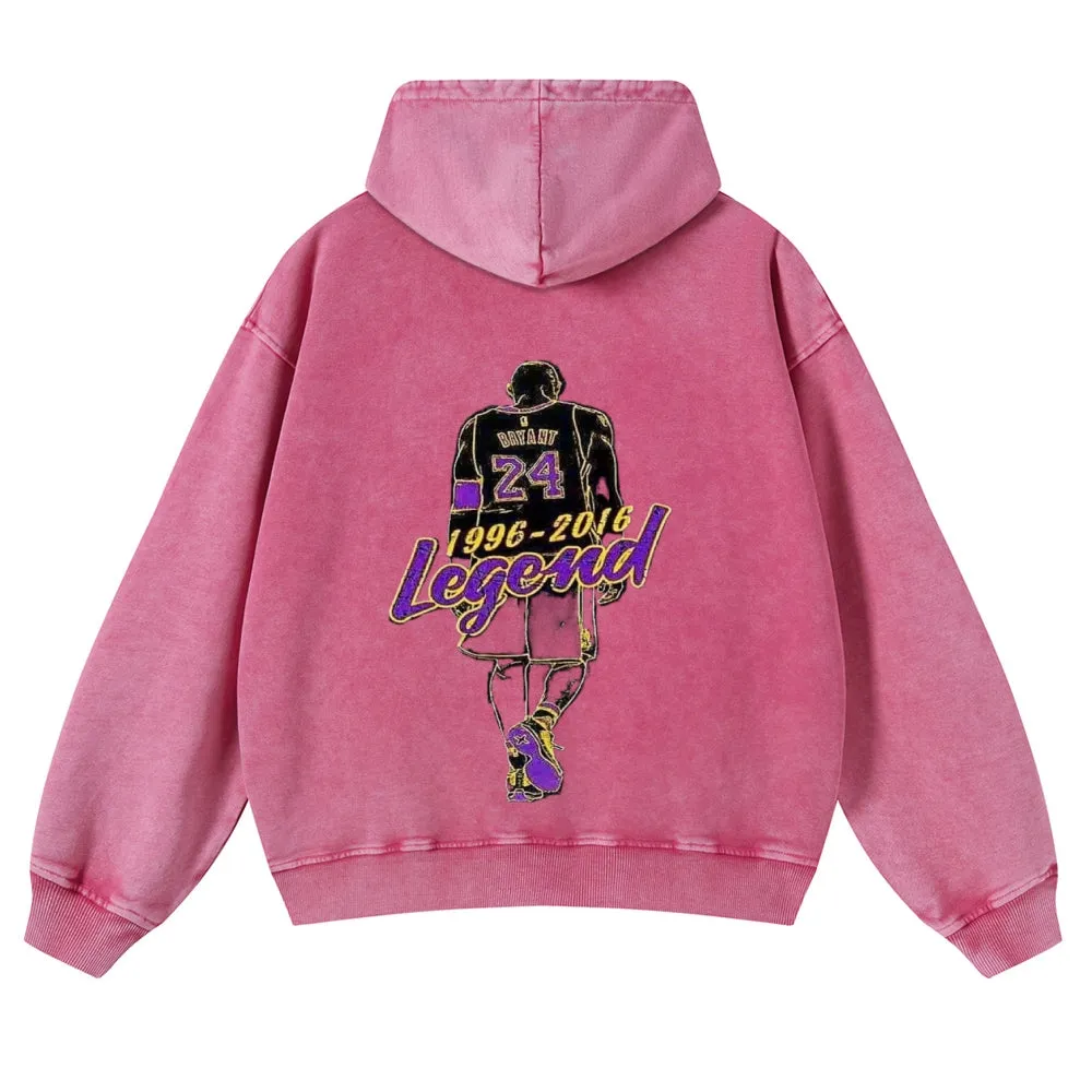 Mens Vintage No. 24 Kobe Hoodies