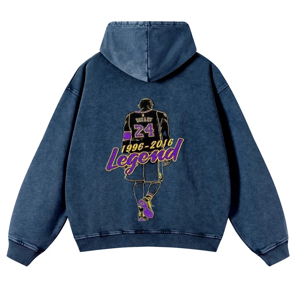 Mens Vintage No. 24 Kobe Hoodies