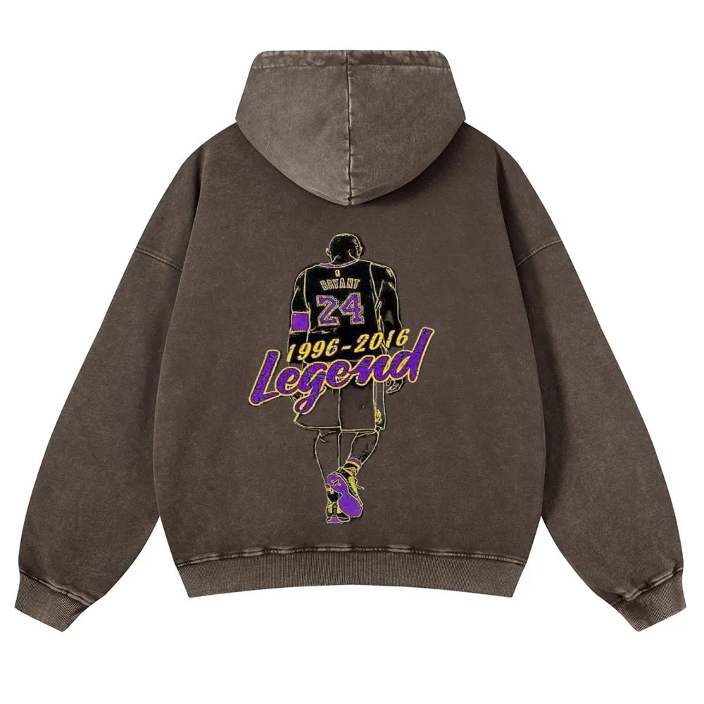 Mens Vintage No. 24 Kobe Hoodies