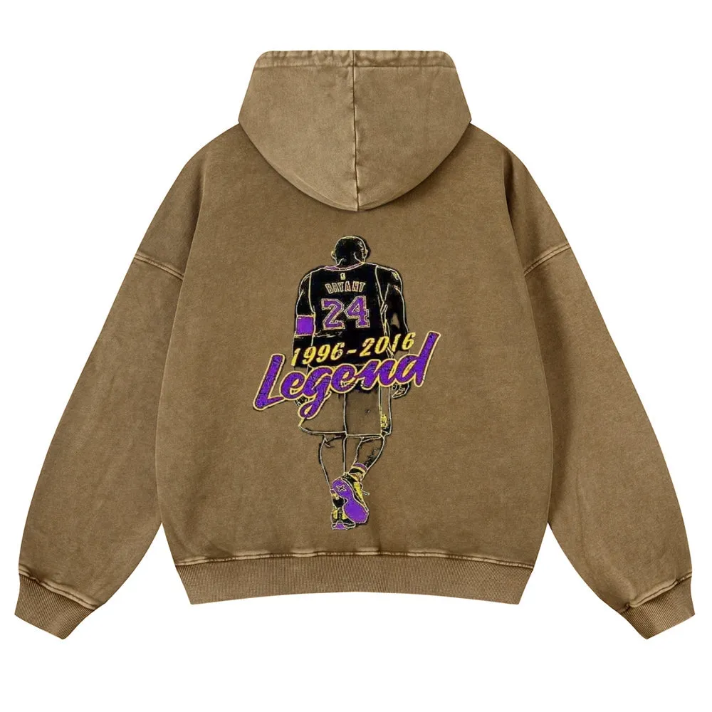 Mens Vintage No. 24 Kobe Hoodies