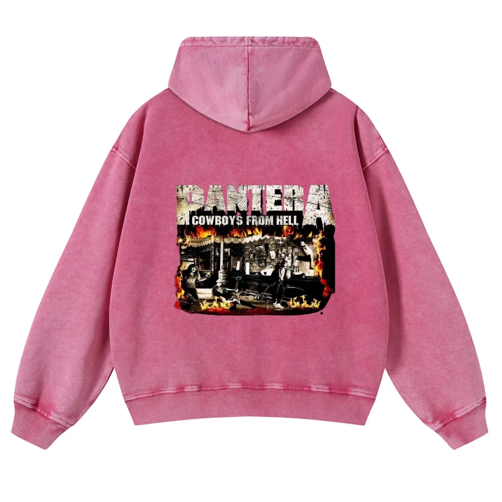 Mens Vintage Pantera Rock Hoodies