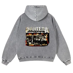 Mens Vintage Pantera Rock Hoodies