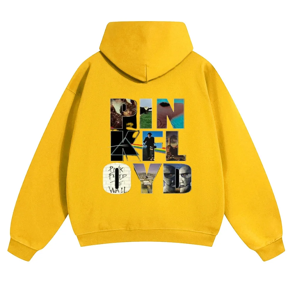 Mens Vintage  Pink Floyd Rock Hoodies