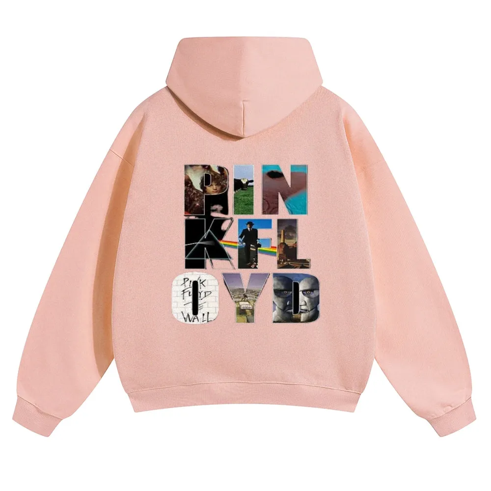 Mens Vintage  Pink Floyd Rock Hoodies