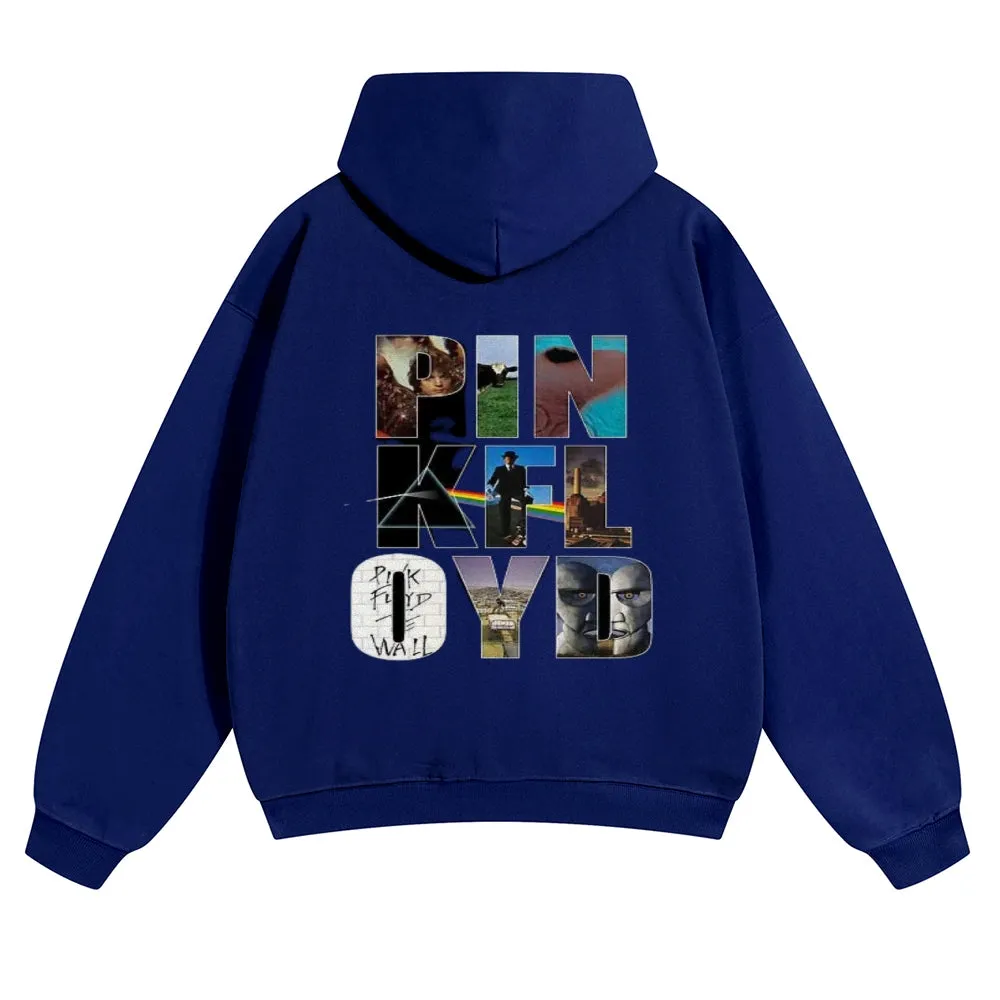 Mens Vintage  Pink Floyd Rock Hoodies
