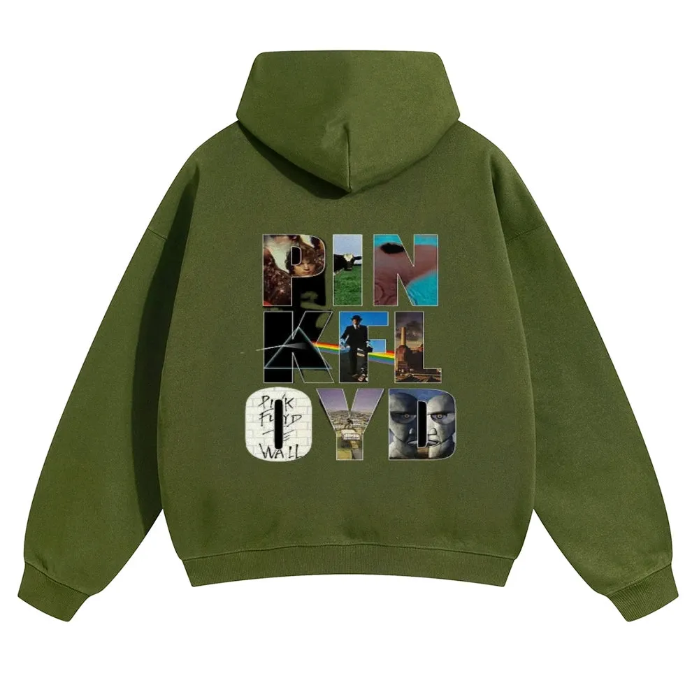 Mens Vintage  Pink Floyd Rock Hoodies
