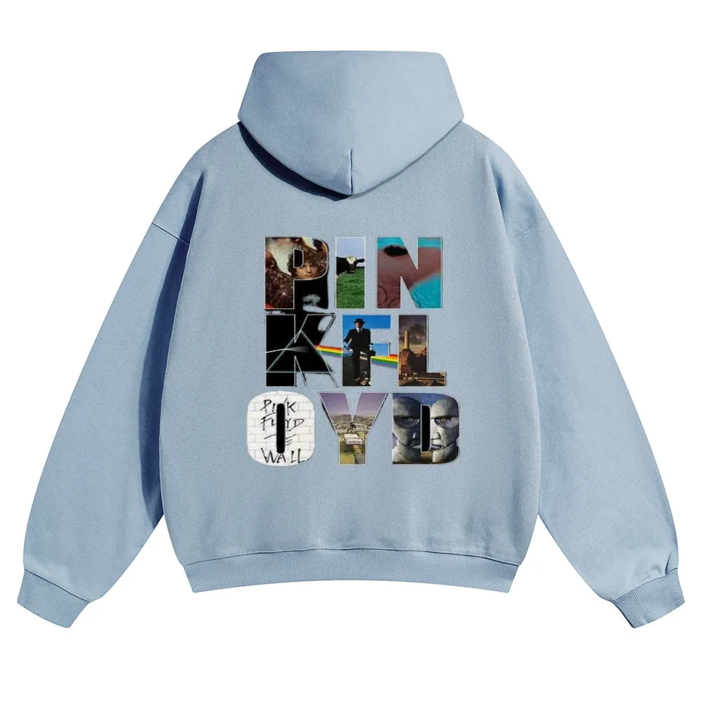Mens Vintage  Pink Floyd Rock Hoodies
