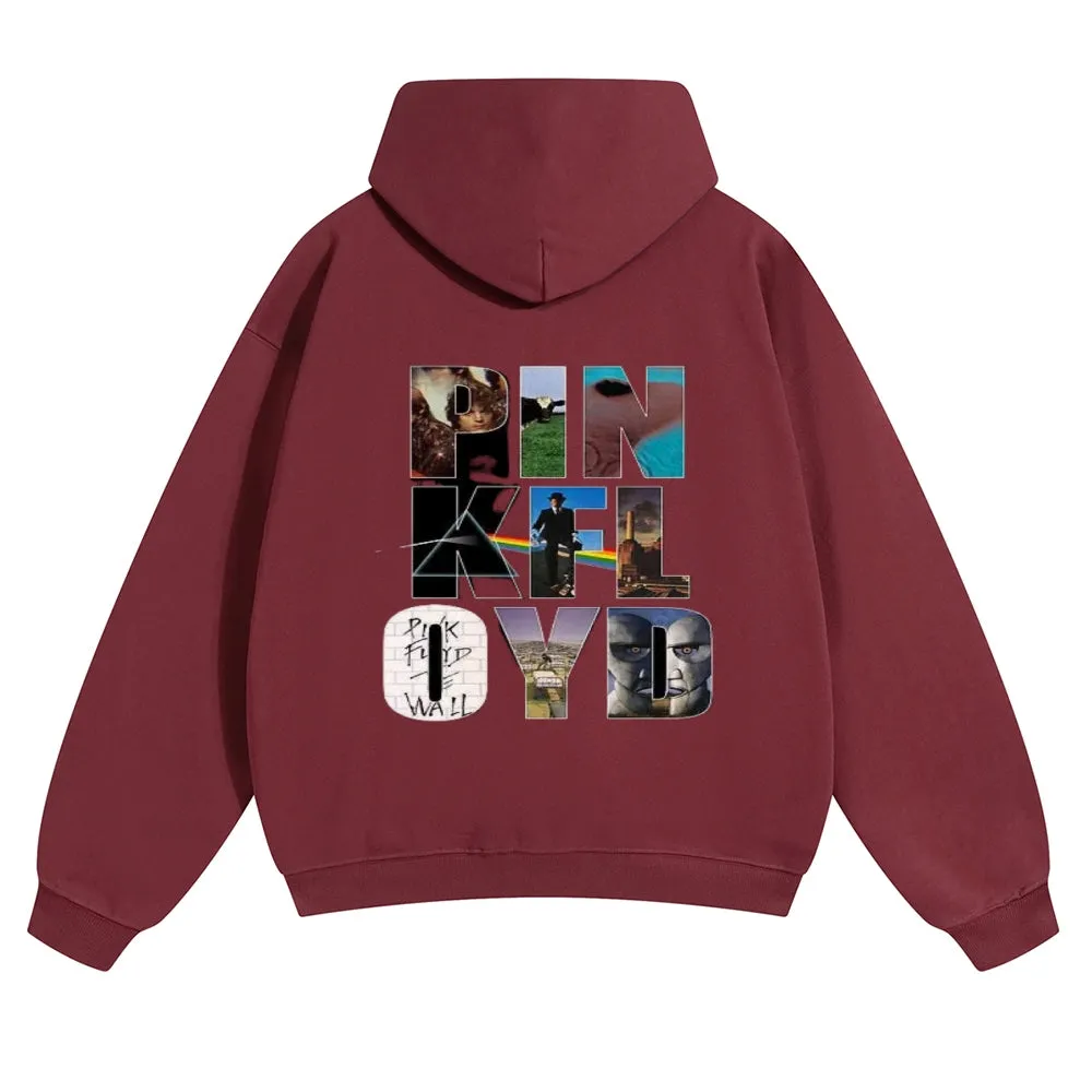Mens Vintage  Pink Floyd Rock Hoodies