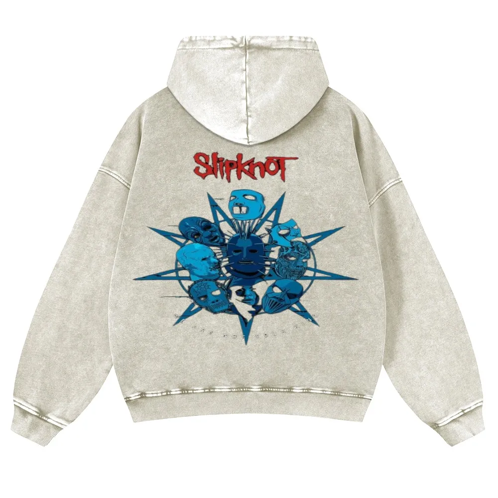 Mens Vintage Slipknot Rock Band Hoodies