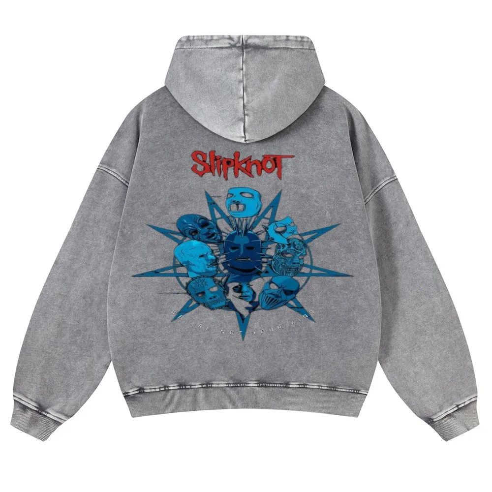 Mens Vintage Slipknot Rock Band Hoodies