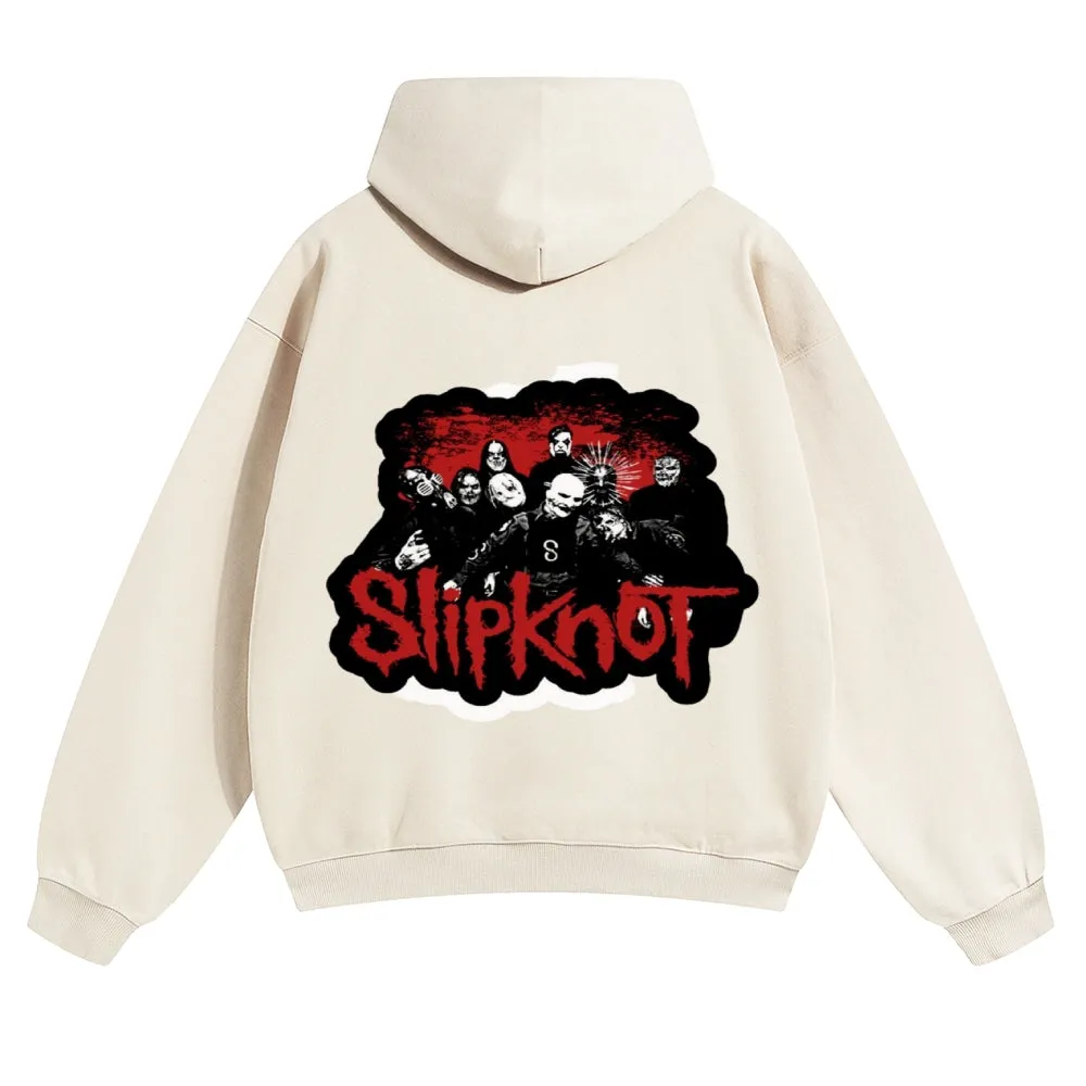 Mens Vintage Slipknot Rock Band Hoodies