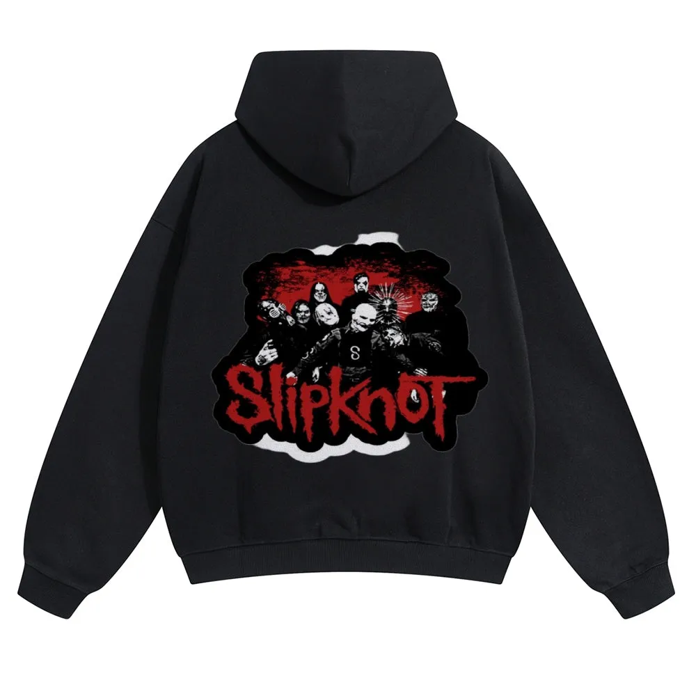Mens Vintage Slipknot Rock Band Hoodies