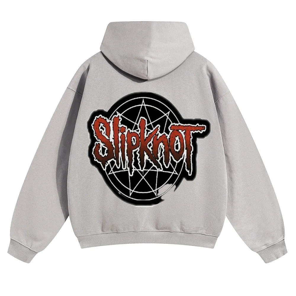 Mens Vintage Slipknot Rock Band Hoodies