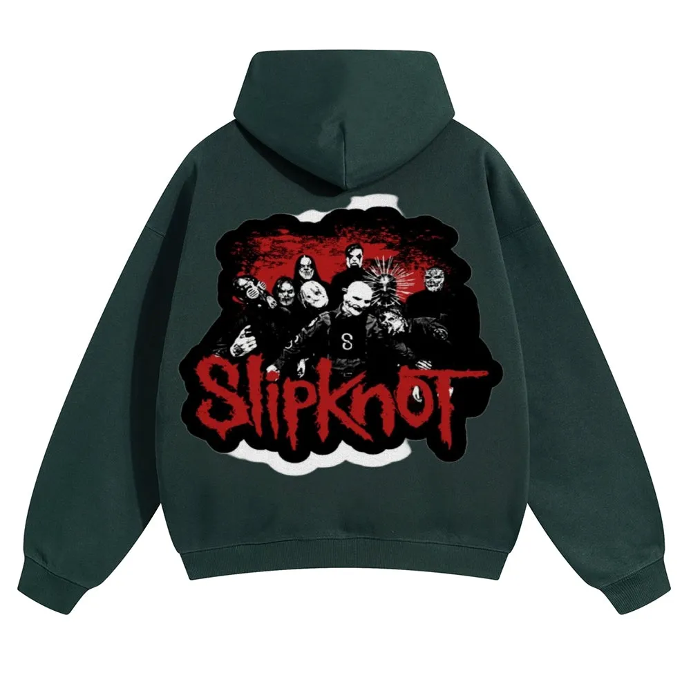 Mens Vintage Slipknot Rock Band Hoodies