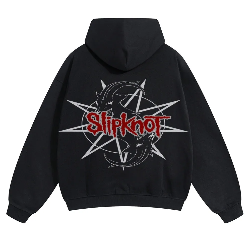 Mens Vintage Slipknot Rock Band Hoodies