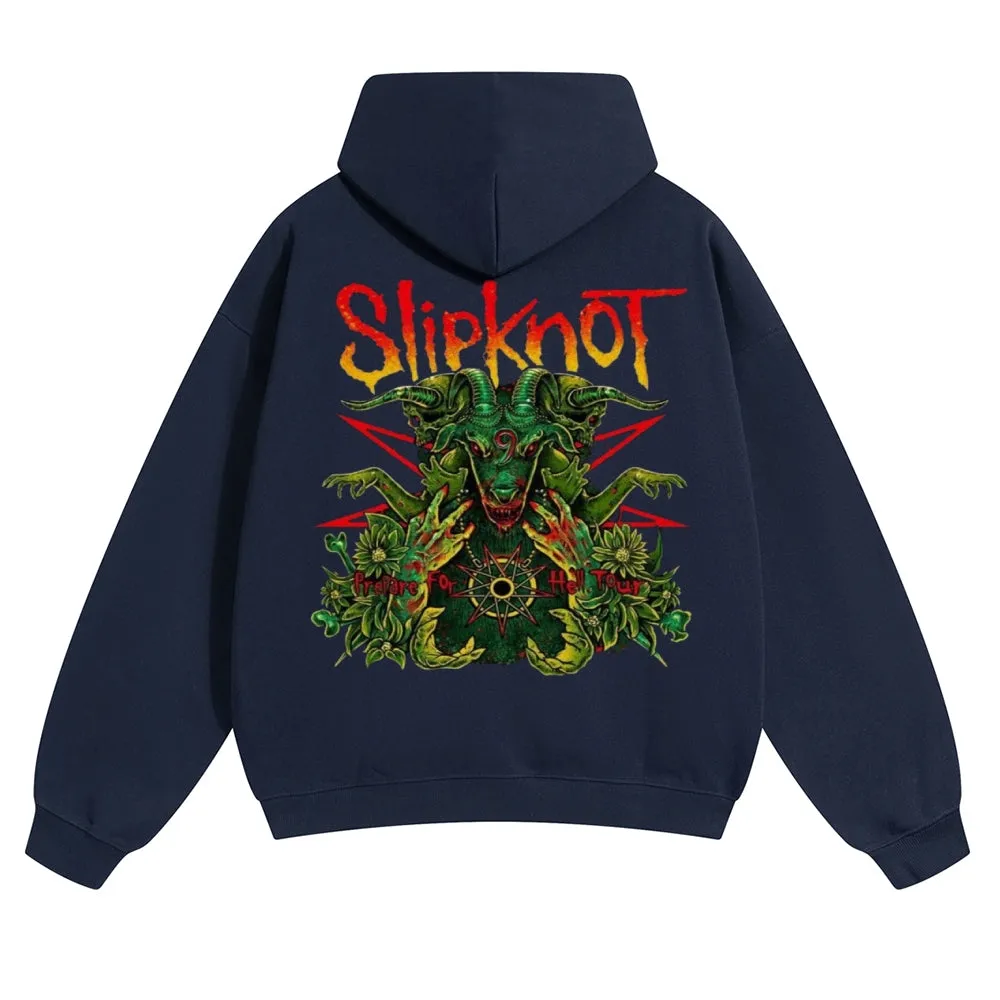 Mens Vintage Slipknot Rock Band Hoodies
