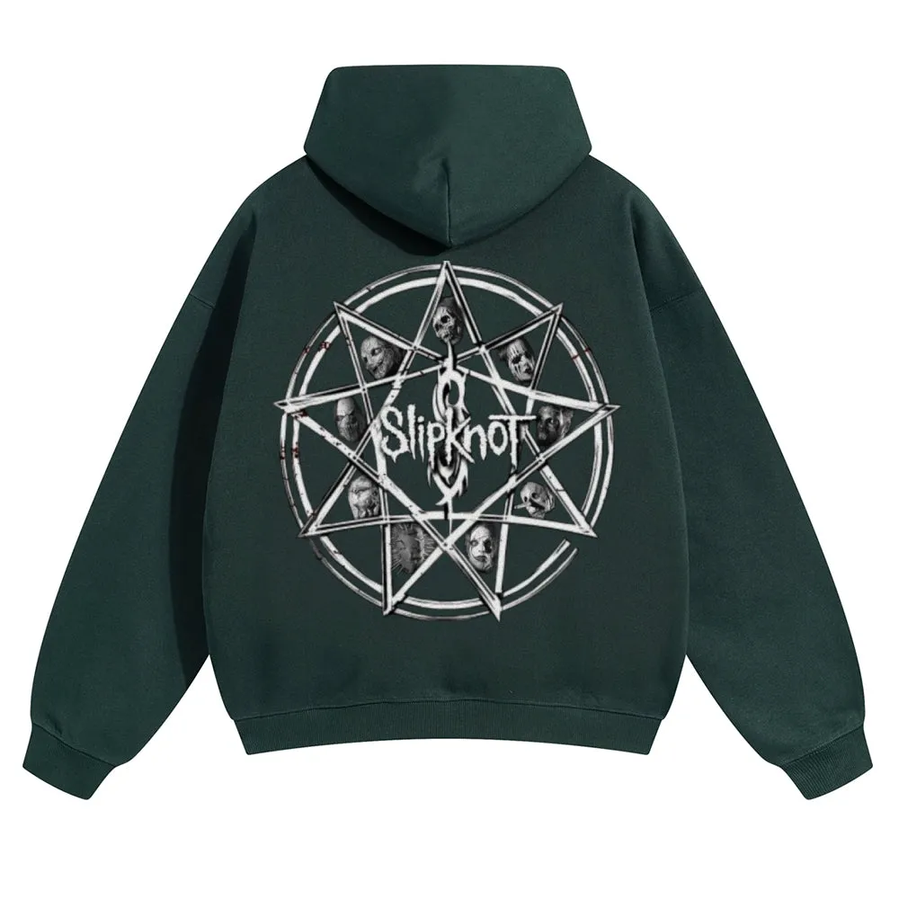 Mens Vintage Slipknot Rock Band Hoodies