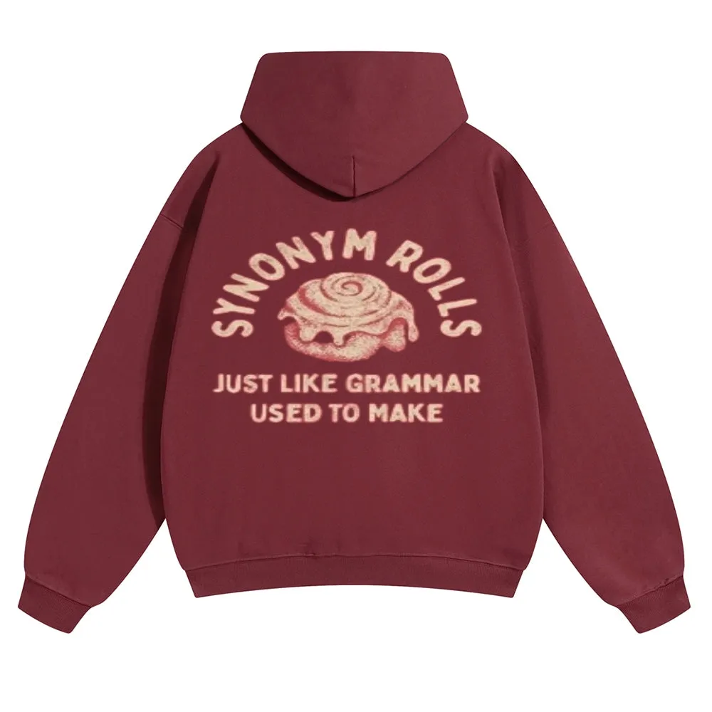 Mens Vintage Synonym Rolls Hoodies