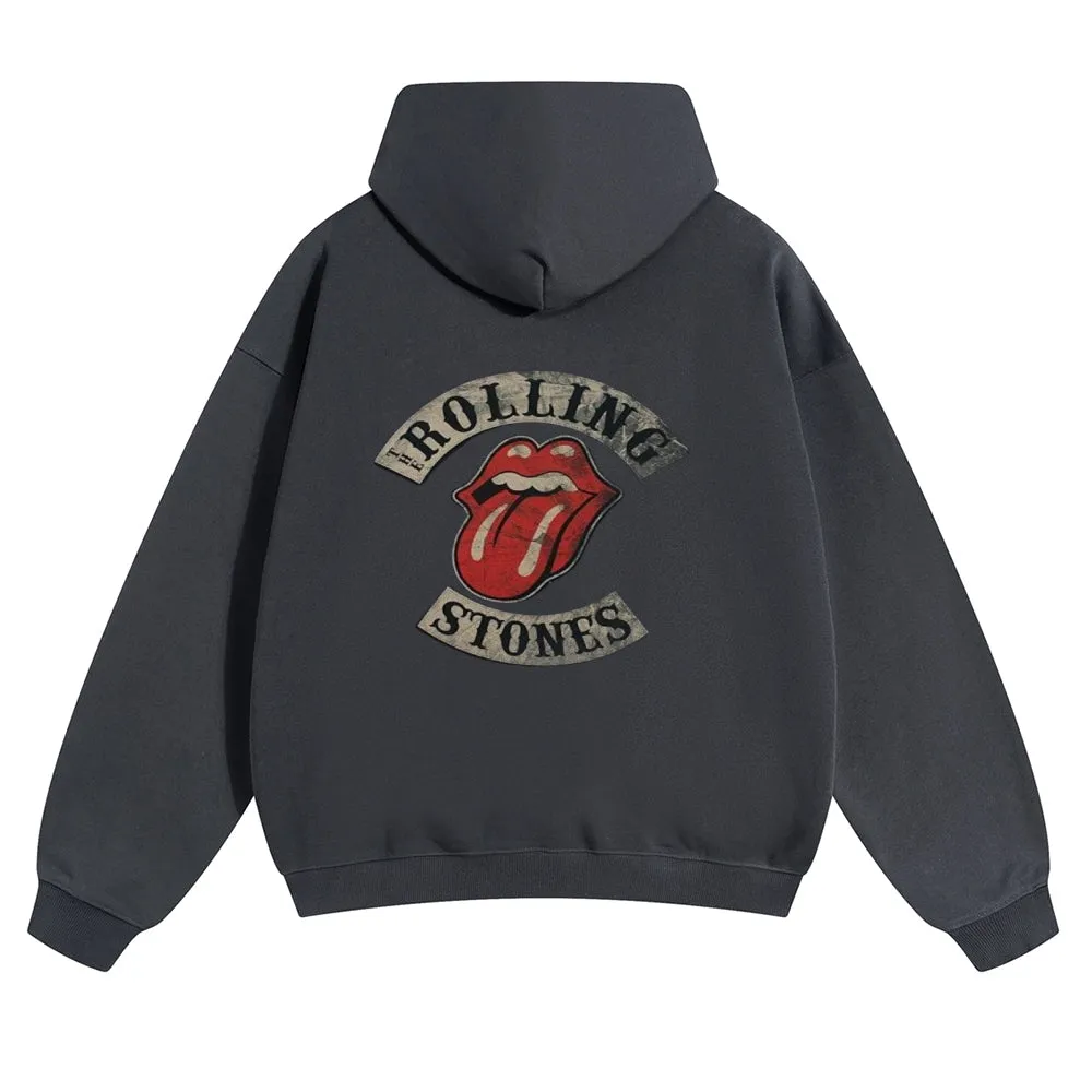 Mens Vintage The Rolling Stones Rock Band Hoodies