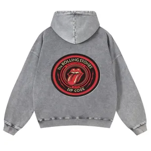 Mens Vintage The Rolling Stones Rock Band Hoodies