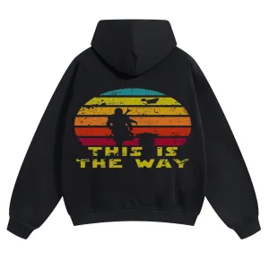 Mens Vintage This is The Way Hoodies
